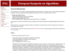 Tablet Screenshot of esa-symposium.org